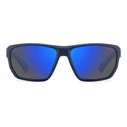 Polaroid Ανδρικά Γυαλιά Ηλίου με Μπλε Κοκκάλινο Σκελετό και Μπλε Καθρέφτη Φακό pld7057/s FLL/5X