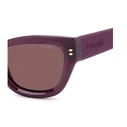 Polaroid Γυναικεία Γυαλιά Ηλίου με Μωβ Κοκκάλινο Σκελετό και Μωβ Φακό PLD6237/S/X 8CQ/KL