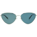 Polaroid Γυναικεία Γυαλιά Ηλίου με Ασημί Μεταλλικό Σκελετό και Μπλε Φακό PLD6234/S/X DOH/C3