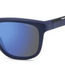Polaroid Ανδρικά Γυαλιά Ηλίου με Navy Μπλε Κοκκάλινο Σκελετό και Μπλε Καθρέφτη Φακό PLD2163/S FLL/5X