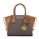 Michael Kors Υφασμάτινη Γυναικεία Τσάντα Ώμου Καφέ 35F4G4VC0B-BRO