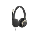 HP Poly Mission 825 AI Noise On‑Ear Wired Headset with Noise‑Canceling Microphone (USB‑C)
