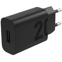 Lenovo Φορτιστής Τοίχου USB-A 20W Quick Charge 3.0 (ZG38C07909) - Μαύρο