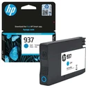 HP 937 Cyan Original Ink Cartridge (4S6W2NE#LS1) - ~800 pages