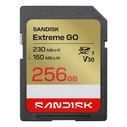 SanDisk Extreme GO SDXC 256GB - Κάρτα Μνήμης UHS‑I 230MB/s ανάγνωση, 150MB/s εγγραφή