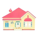 Bluey Celebrating at Home Collectible Figure Playset