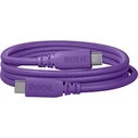 Rode USB-C καλώδιο USB 3.2 Gen1 60W PD μωβ 2m (SC27-PU)