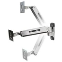 Ergotron Interactive Arm LD Επιτοίχια Βάση Οθόνης έως 42" Ασημί