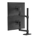 Ergotron LX Dual Stacking Arm (Tall Pole) Desk Mount for 2 Displays up to 40" - Model 45-509-224
