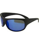 Polaroid Ανδρικά Γυαλιά Ηλίου με Μαύρο Κοκκάλινο Σκελετό και Μπλε Polarized Καθρέφτη Φακό 07886 003/5X
