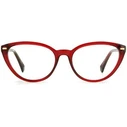 Polaroid Γυναικείος Κοκκάλινος Σκελετός Γυαλιών Cat Eye σε Κόκκινο Χρώμα PLD D432 C9A