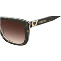 Moschino Γυναικεία Γυαλιά Ηλίου με Καφέ Ταρταρούγα Κοκκάλινο Σκελετό MOL042/S 086/HA
