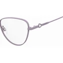 Moschino Γυναικείος Μεταλλικός Σκελετός Γυαλιών Cat Eye σε Μωβ Χρώμα MOL608/TN 09S