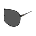 Polaroid Unisex Γυαλιά Ηλίου με Μαύρο Μεταλλικό Σκελετό και Μαύρο Polarized Φακό PLD4142/G/S/X 807/M9