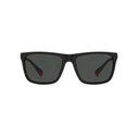 Polaroid Ανδρικά Γυαλιά Ηλίου με Μαύρο Κοκκάλινο Σκελετό και Γκρι Polarized Φακό PLD2141/S BLXM9