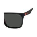 Polaroid Ανδρικά Γυαλιά Ηλίου με Μαύρο Κοκκάλινο Σκελετό και Γκρι Polarized Φακό PLD2141/S BLXM9