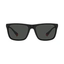 Polaroid Ανδρικά Γυαλιά Ηλίου με Μαύρο Κοκκάλινο Σκελετό και Γκρι Polarized Φακό PLD2141/S BLXM9