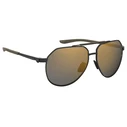Under Armour Men's Sunglasses UA HONCHO/G 3OL/CT - Metal Aviator Frame, Copper/Gold Mirror Lens, 60/17/140 mm, 100% UV