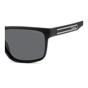 Polaroid Ανδρικά Γυαλιά Ηλίου με Μαύρο Κοκκάλινο Σκελετό και Μαύρο Φακό PLD2157/S 003/M9