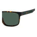 Polaroid Unisex Γυαλιά Ηλίου με Καφέ Κοκκάλινο Σκελετό και Πράσινο Φακό PLD2157/S HGC/UC