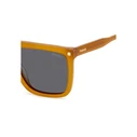 Polaroid Ανδρικά Γυαλιά Ηλίου με Κίτρινο Κοκκάλινο Σκελετό και Γκρι Φακό PLD4166/S/X 40G/M9
