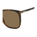 Polaroid Γυναικεία Γυαλιά Ηλίου με Καφέ Ταρταρούγα Κοκκάλινο Σκελετό και Καφέ Φακό PLD6218/S 086SP