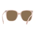 Polaroid Γυναικεία Γυαλιά Ηλίου με Ροζ Κοκκάλινο Σκελετό και Καφέ Φακό PLD6218/S 35JSP