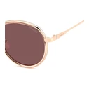 Polaroid Γυναικεία Γυαλιά Ηλίου με Ροζ Χρυσό Μεταλλικό Σκελετό και Ροζ Φακό PLD4173/G DDB/KL