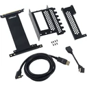 CableMod κάθετη θήκη καρτών γραφικών με PCIe x16 Riser καλώδιο, 1x DisplayPort, 1x HDMI - Μαύρο