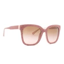 Michael Kors San Marino Γυναικεία Γυαλιά Ηλίου με Ροζ Κοκκάλινο Σκελετό και Ροζ Ντεγκραντέ Φακό MK2163 392611