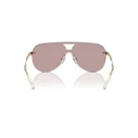 Michael Kors Cyprus Γυναικεία Γυαλιά Ηλίου με Χρυσό Μεταλλικό Σκελετό και Ροζ Καθρέφτη Φακό MK1149 1014VS