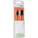 Καλώδιο Belkin USB 2.0 USB-A αρσενικό - USB-B θηλυκό 3 m Μαύρο (F3U153BT3M)