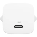Belkin Φορτιστής Χωρίς Καλώδιο με Θύρα USB-C 25W Power Delivery Λευκός (BoostCharge)