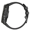 Garmin fēnix 7X Pro Sapphire Solar Titanium 51mm Carbon Grey DLC Titanium με μαύρο λουράκι - Smartwatch