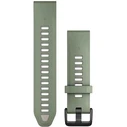 Garmin QuickFit 20mm Silicone Replacement Band - Willow / Fog Gray