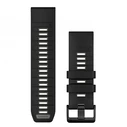 Garmin Ανταλλακτικό λουράκι QuickFit 26 mm σιλικόνης - Μαύρο/Πετρόγκρι