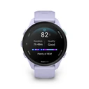 Garmin Forerunner 70 Cool Lavender/Μαύρο με γρήγορο-αλλαγής σιλικόνιο λουράκι 20 mm