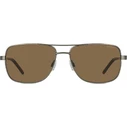 Polaroid Ανδρικά Γυαλιά Ηλίου με Ασημί Σκελετό και Καφέ Polarized Φακό PLD2042/S RW2IG