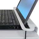 Ergotron StyleView SV10 Τραπεζάκι / Καρότσι για Laptop έως 15" Ασημί