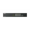 D-Link DGS-1010MP/E Unmanaged L2 PoE Switch με 8 Θύρες Gigabit (1Gbps) Ethernet και 1 SFP Θύρα