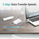 D-Link USB-C Docking Station με Λευκό (DUP-501)