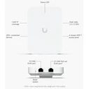 Ubiquiti U7-IW In‑Wall Wi‑Fi 7 Access Point, Dual‑Band (2.4 & 5GHz), Single Kit