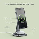 Satechi Ασύρματος Φορτιστής Qi2 15W (2-in-1 Foldable)