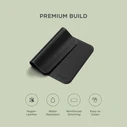 Satechi Vegan-Leather Premium Mouse Pad - Black (ST-LMPK)