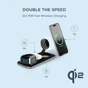 Satechi Ασύρματος Φορτιστής Qi2 15W Power Delivery Γκρι (Trio)