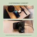Satechi OntheGo 3-in-1 Wireless Charger Qi2 15W, Black (ST-QTG31K)