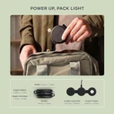 Satechi OntheGo 3-in-1 Wireless Charger Qi2 15W, Black (ST-QTG31K)