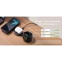 Satechi OntheGo 3-in-1 Wireless Charger Qi2 15W, Black (ST-QTG31K)