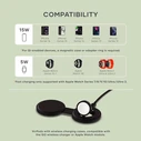 Satechi OntheGo 2-in-1 Wireless Charger Qi2 15W Black (ST-QTG21K)