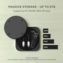 Satechi USB4 Gen 4 M.2 NVMe SSD Enclosure (USB-C) - Grey